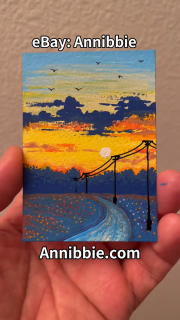 Join our Mailing Club waiting list here: https:// Annibbie.com Ebay: http:// Ebay.com/usr/annibbie # watercolor # painting # art # artist # drawing # aceo # annibbie # acrylic_pain