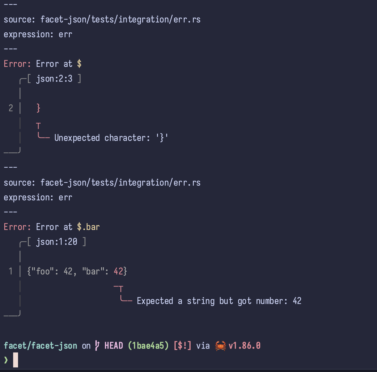 gorgeous error reporting