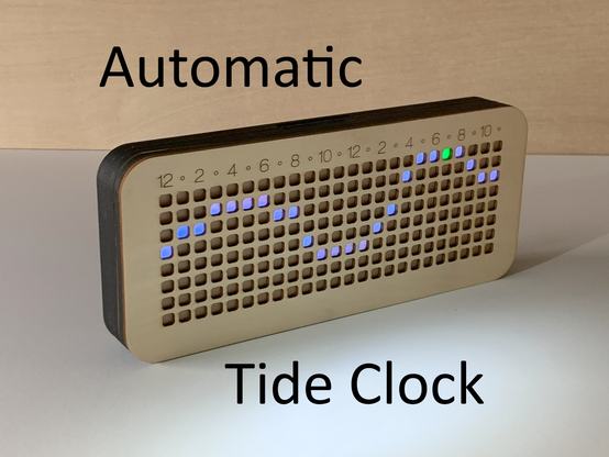 Automatic Tide Clock Digital Horology: