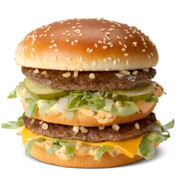 A 600x600-pixel image of a Big Mac.