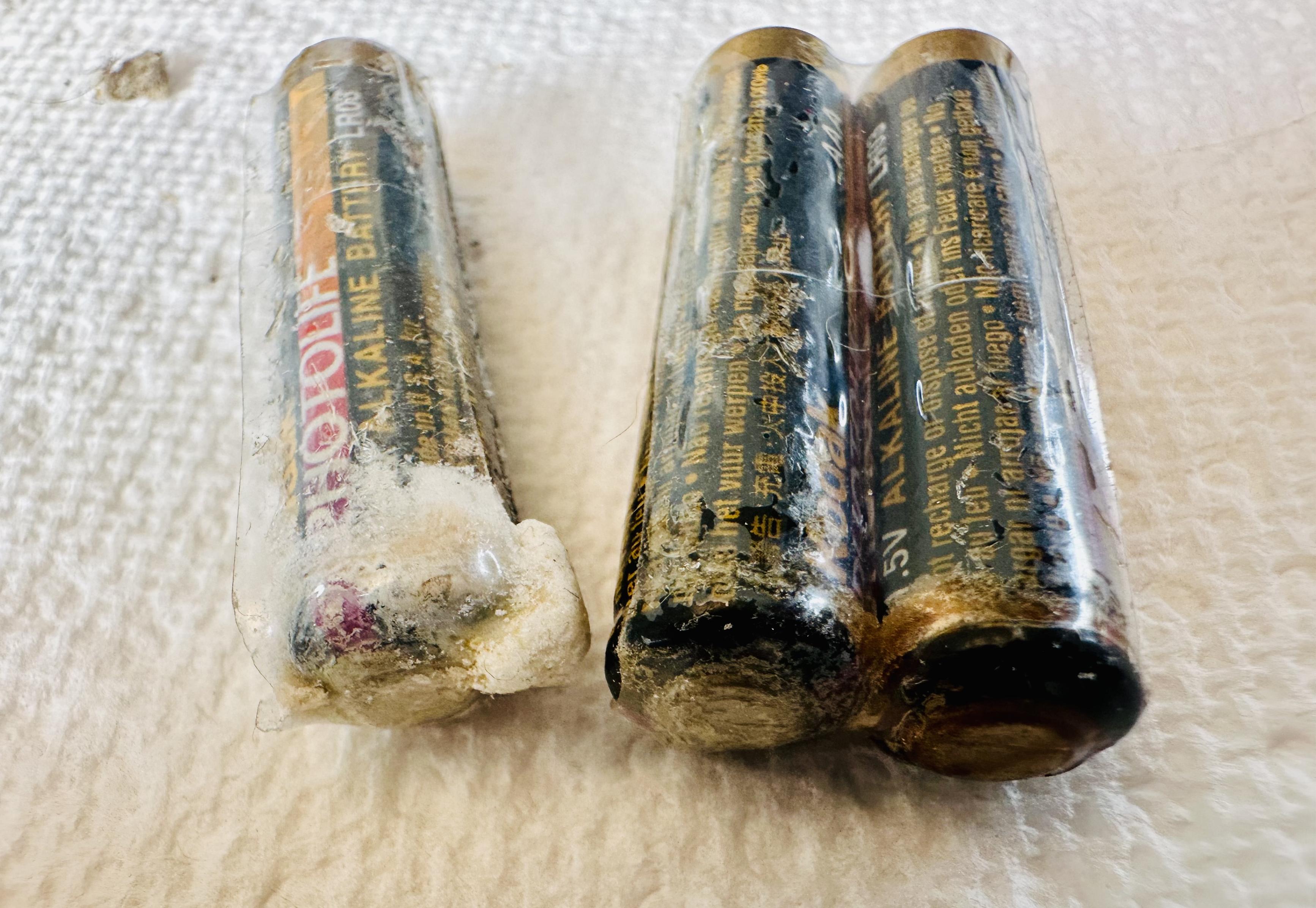 Extremely leaky batteries