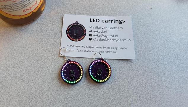 LED earrings
