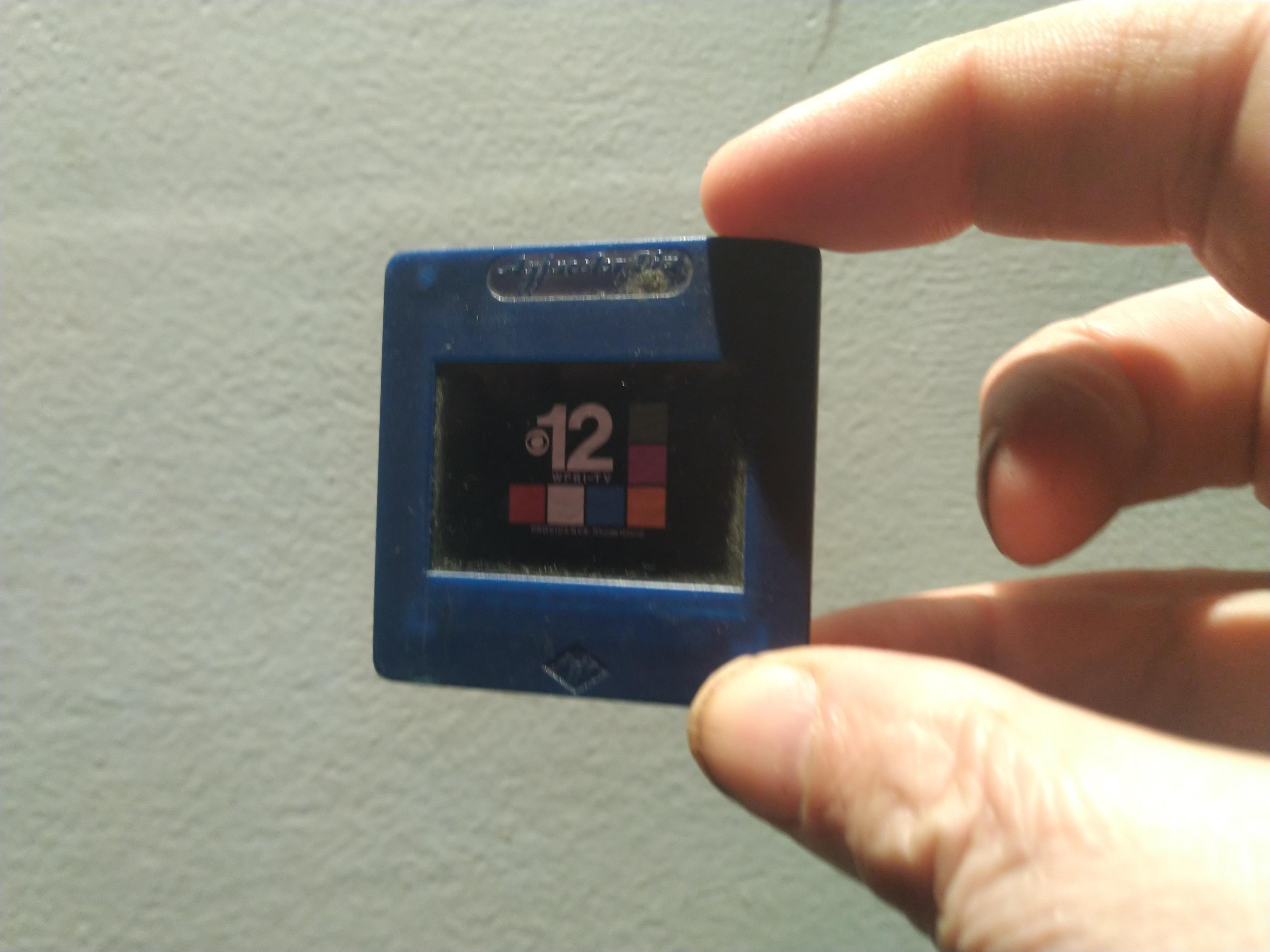 Channel 12 TV station logo 35mm slide