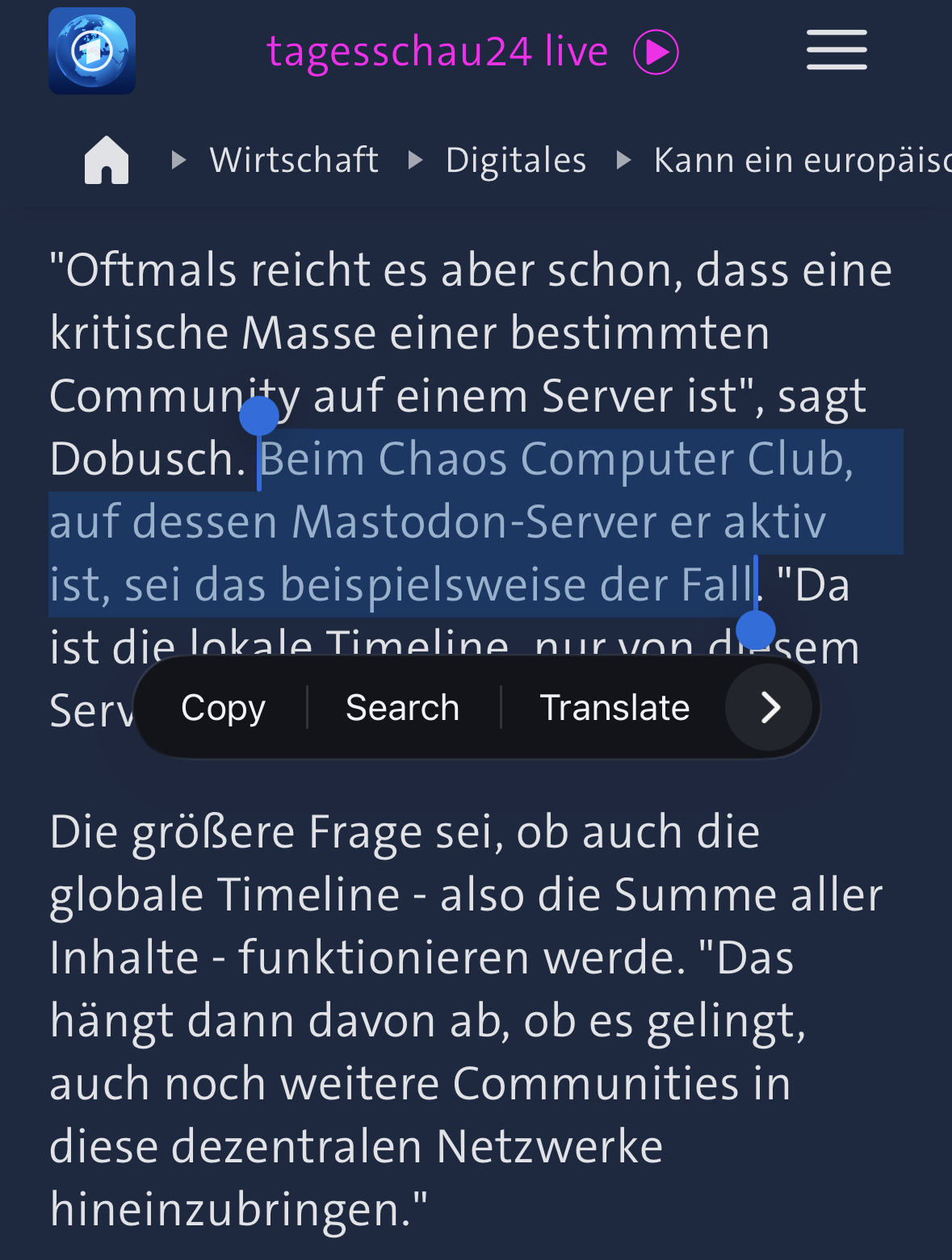 Posted media