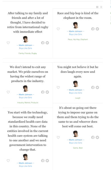 Posted media