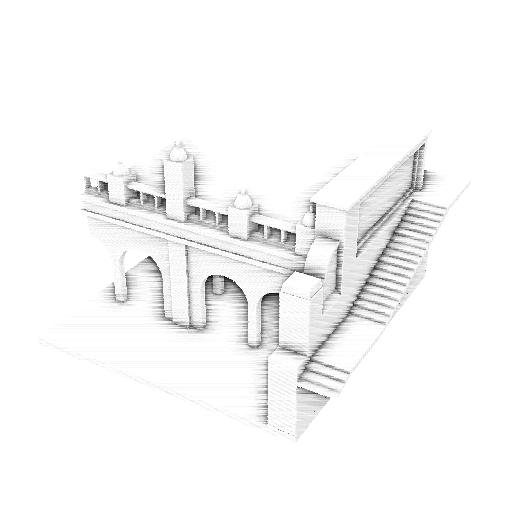 The same model, with an occlusion field that is noticeably streaky in the X axis.  Not great!