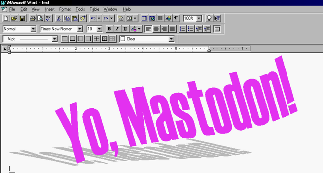 Posted media